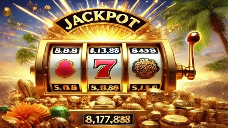 Reel slot dengan simbol dan elemen bonus dalam tampilan PARISBOLA
